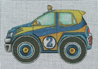 click here to view larger image of Rally Car (hand painted canvases)