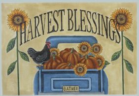 click here to view larger image of  Harvest Blessings (hand painted canvases)