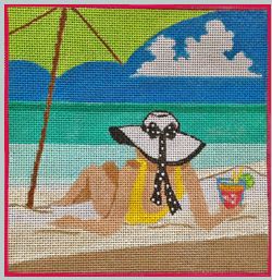 click here to view larger image of Beach Side Cocktails - Lifes A Beach (hand painted canvases)