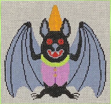 click here to view larger image of Bat in Vest (hand painted canvases)