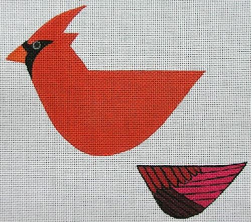click here to view larger image of 3D Cardinal (hand painted canvases)