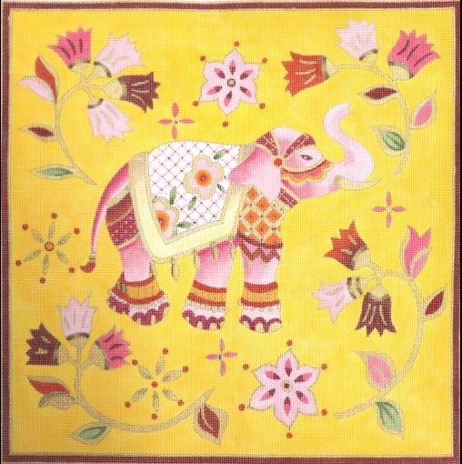 click here to view larger image of Pink Elephant (hand painted canvases)