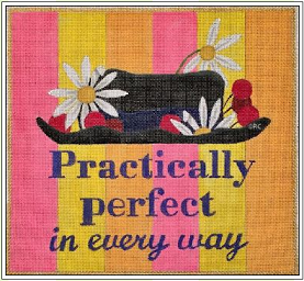 click here to view larger image of Practically Perfect (hand painted canvases)