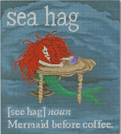 click here to view larger image of Sea Hag (hand painted canvases)