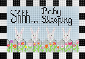click here to view larger image of Baby Sleeping Bunnies (hand painted canvases)