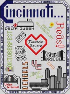 click here to view larger image of Citi Sampler (hand painted canvases)