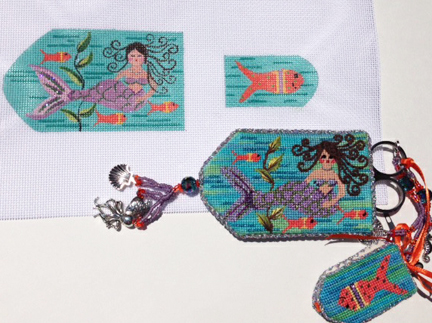 click here to view larger image of Millie the Mermaid Scissor Case - Stitch Guide (books)