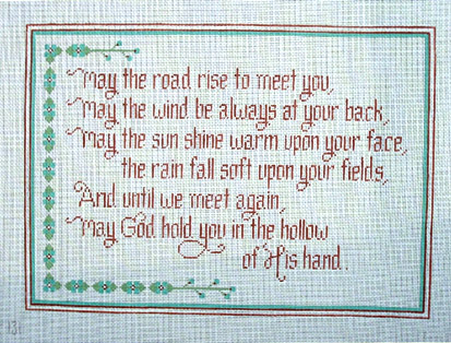 click here to view larger image of Irish Blessing (hand painted canvases)