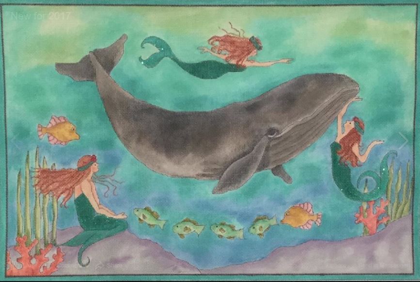 click here to view larger image of The Mermaids Song (hand painted canvases)