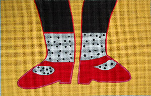 click here to view larger image of Happy Feet (hand painted canvases)