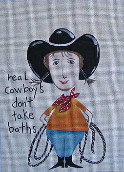 click here to view larger image of Real Cowboys (hand painted canvases)