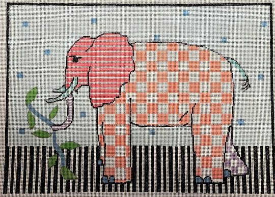 click here to view larger image of Elbert Elephant (hand painted canvases)