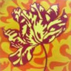 click here to view larger image of Tulip/Yellow (hand painted canvases)