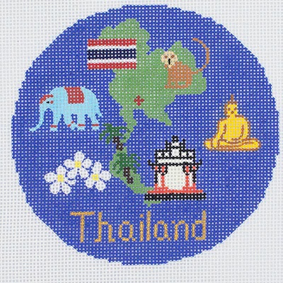 click here to view larger image of Thailand Ornament (hand painted canvases)