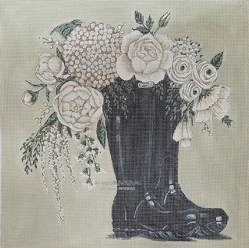 Flowers and Black Boots - click here for more details