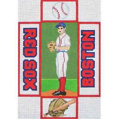 click here to view larger image of Boston Red Sox Brick Cover (hand painted canvases)