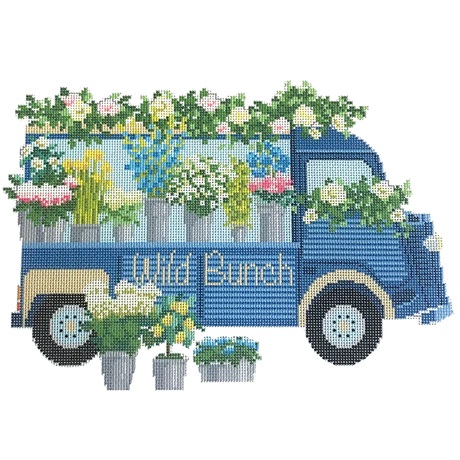 click here to view larger image of Flower Truck (printed canvas)