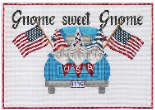 click here to view larger image of Gnome Celebrate America - 13M (hand painted canvases)