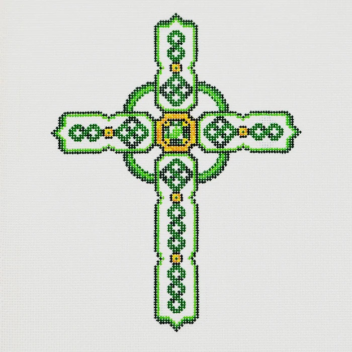 click here to view larger image of Cross - Celtic (hand painted canvases)
