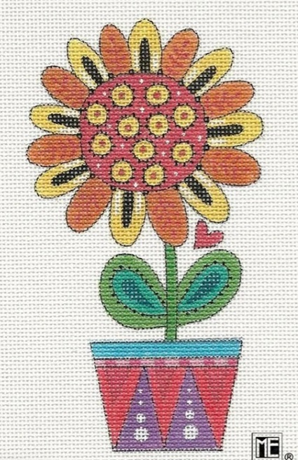 click here to view larger image of Orange Sunflower Stitch Guide (books)