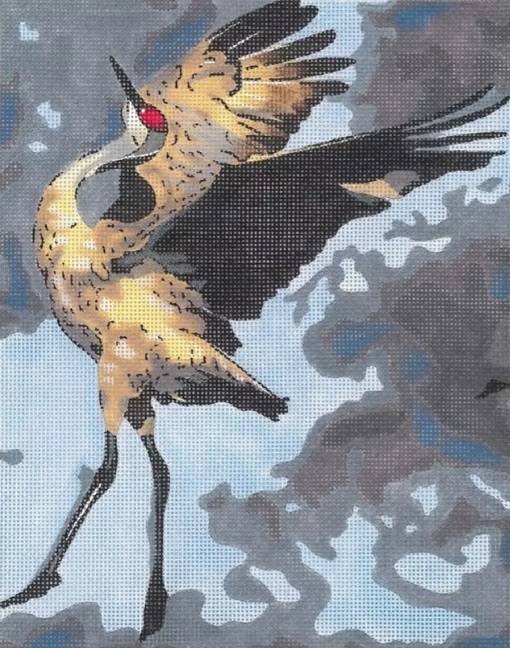 click here to view larger image of Sandhill Crane (hand painted canvases)