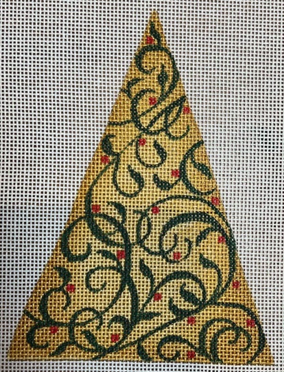 click here to view larger image of Gold Triangle Tree (hand painted canvases)