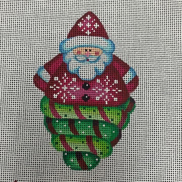 click here to view larger image of Santa Cone (hand painted canvases)