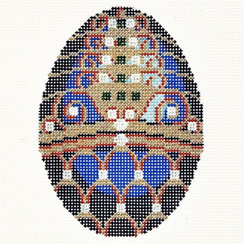 click here to view larger image of Faberge Egg - XM421 (hand painted canvases)