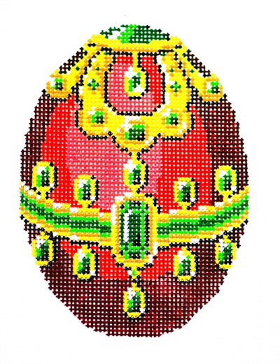 click here to view larger image of Faberge Egg - XM445 (hand painted canvases)