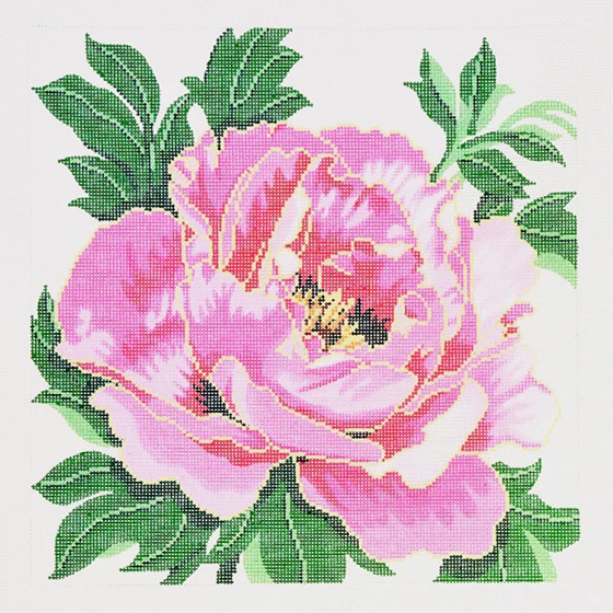 click here to view larger image of Red Peony (hand painted canvases)