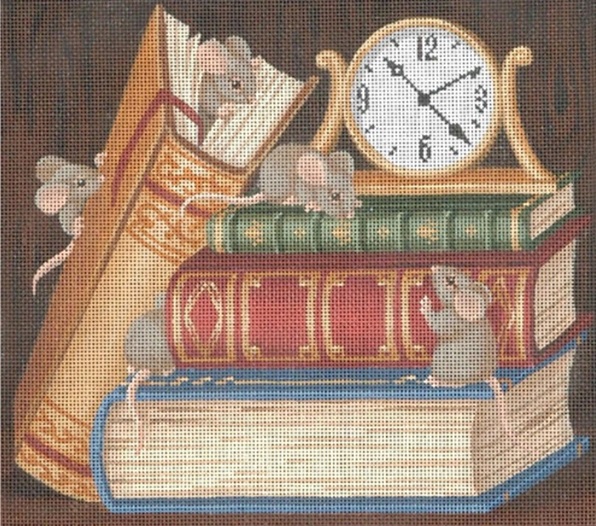 click here to view larger image of Book Mice (hand painted canvases)