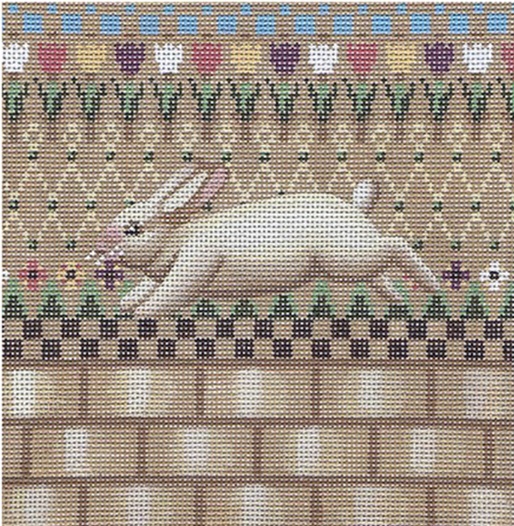 click here to view larger image of Rabbit Patch (hand painted canvases)