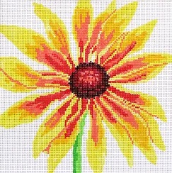 click here to view larger image of Simple Flowers - Brown Eyed Susan (hand painted canvases)