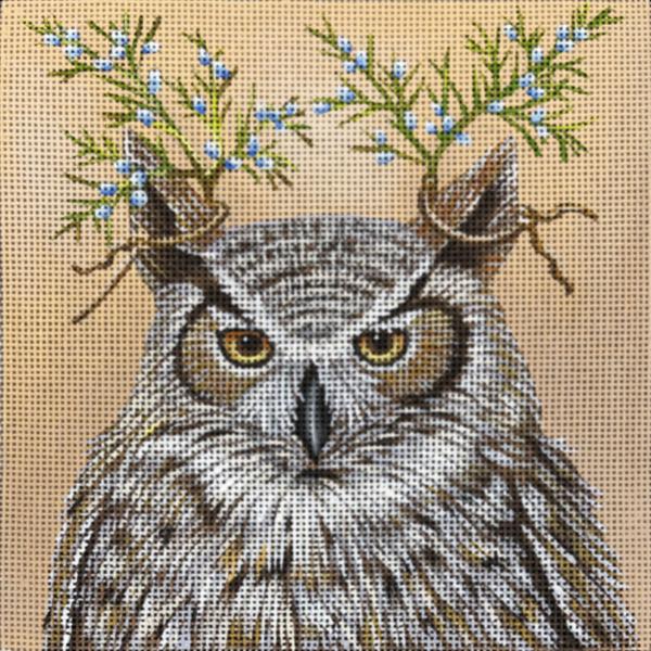 click here to view larger image of Cedar Owl (hand painted canvases)