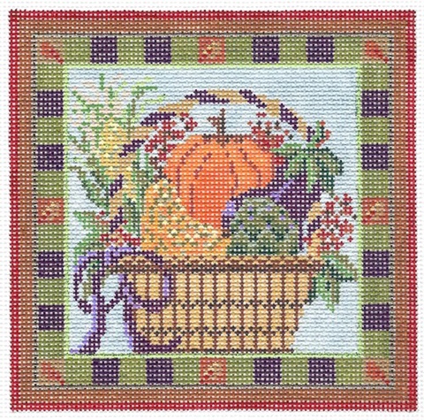 click here to view larger image of Autumn Harvest Basket Stitch Guide (books)