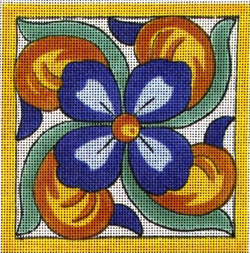 click here to view larger image of Algarve Tile (hand painted canvases)