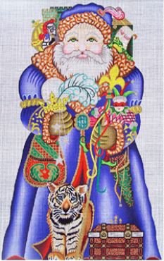 click here to view larger image of Royal Santa (hand painted canvases)