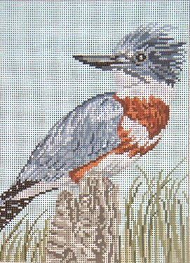 click here to view larger image of Belted Kingfisher - 18M (hand painted canvases)