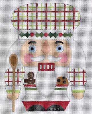 click here to view larger image of Baker Nutcracker (hand painted canvases)