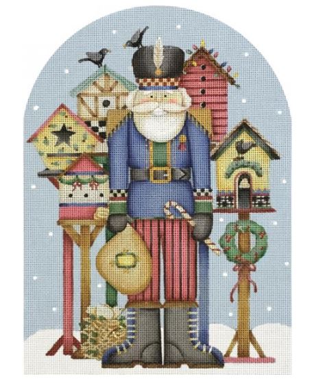 click here to view larger image of Nutcracker Bird Feeder (hand painted canvases)