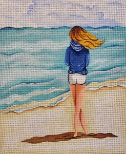 click here to view larger image of Stormy Beach (hand painted canvases)