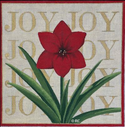 click here to view larger image of Amaryllis Joy (hand painted canvases)