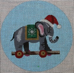 click here to view larger image of Elephant Ornament (hand painted canvases)