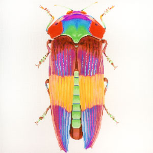 click here to view larger image of Big Bugs - Rainbow (hand painted canvases)