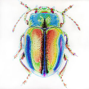click here to view larger image of Big Bugs - Psychedelic (hand painted canvases)