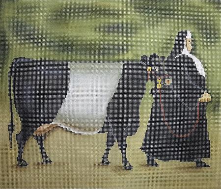 click here to view larger image of Dutch Belted Cow (hand painted canvases)
