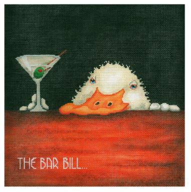 click here to view larger image of Bar Bill, The (hand painted canvases)