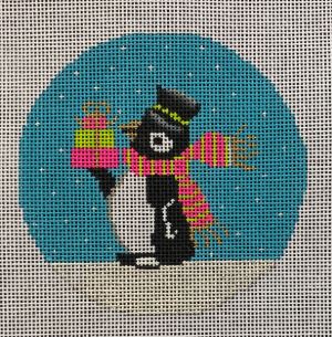 click here to view larger image of Preppy Penguin (hand painted canvases)