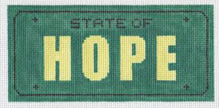 click here to view larger image of State of Hope w/Stitch Guide (hand painted canvases)