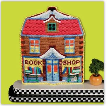 click here to view larger image of Book Store w/Stitch Guide (hand painted canvases)